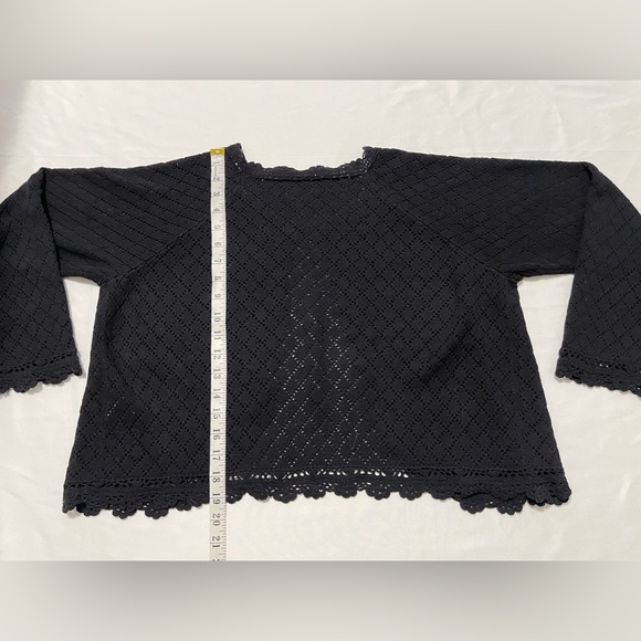 Vintage Crochet Open Front Cardigan - Picture 10 of 11